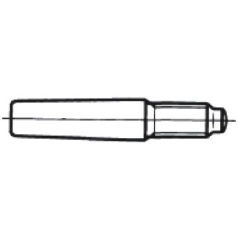 Taper pins with theaded end
